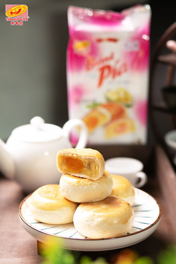 Bánh Pía Đậu Xanh Sầu Riêng 1 Trứng Tân Huê Viên - Ảnh 4