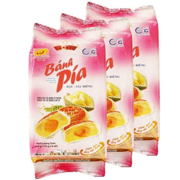 Bánh Pía Đậu Xanh Sầu Riêng 1 Trứng Tân Huê Viên - Ảnh 7