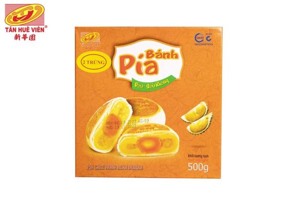 Bánh Pía Cái Đậu Xanh Sầu Riêng 4 Trứng Tân Huê Viên - Ảnh 4