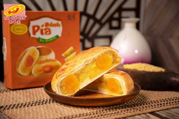 Bánh Pía Cái Đậu Xanh Sầu Riêng 4 Trứng Tân Huê Viên - Ảnh 5