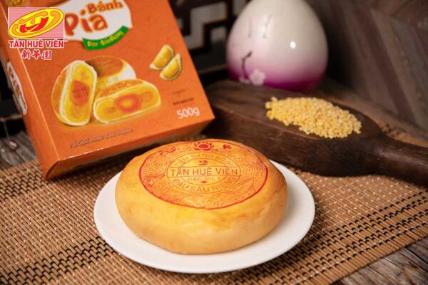 Bánh Pía Cái Đậu Xanh Sầu Riêng 4 Trứng Tân Huê Viên - Ảnh 6