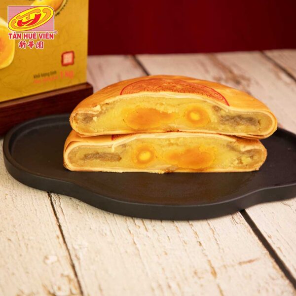 Bánh Pía Cái Đậu Xanh Sầu Riêng 8 Trứng Tân Huê Viên - Ảnh 2