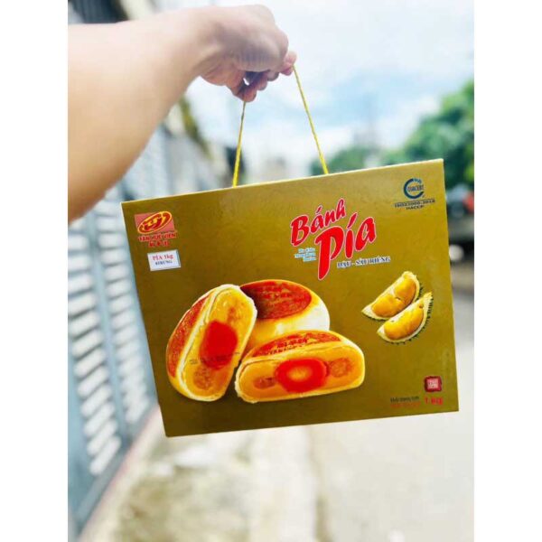 Bánh Pía Cái Đậu Xanh Sầu Riêng 8 Trứng Tân Huê Viên - Ảnh 13
