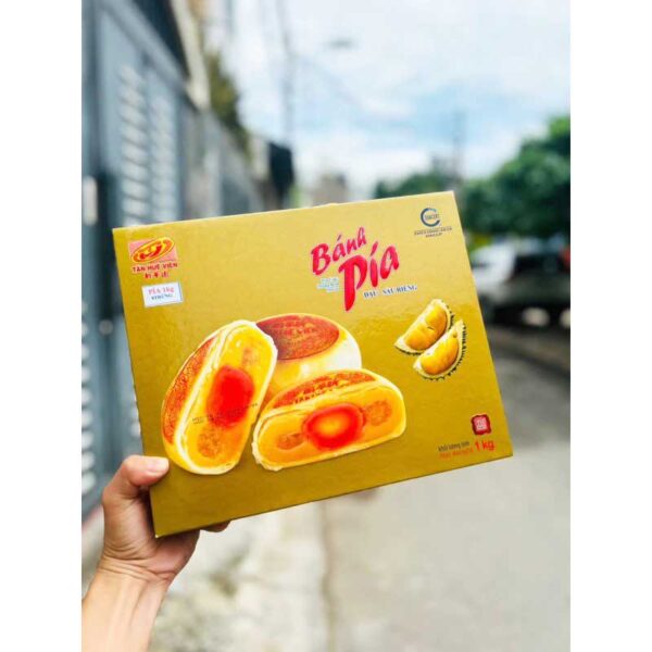 Bánh Pía Cái Đậu Xanh Sầu Riêng 8 Trứng Tân Huê Viên - Ảnh 14