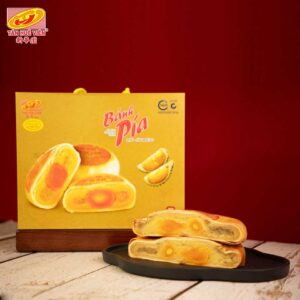 Bánh Pía Cái Đậu Xanh Sầu Riêng 8 Trứng Tân Huê Viên