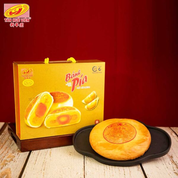 Bánh Pía Cái Đậu Xanh Sầu Riêng 8 Trứng Tân Huê Viên - Ảnh 7