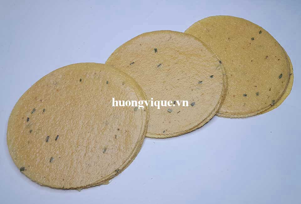 Bánh Phồng Mì Nước Cốt Dừa Phủ Hành Cơm Dừa Sơn Đốc Bến Tre - Ảnh 3